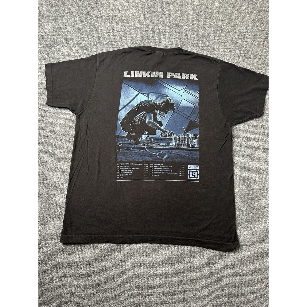 Mens‎ Band T-Shirt Linkin Park Meteora 20th Anniversary Black, Size XL